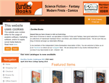 Tablet Screenshot of durdlesbooks.com